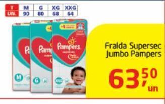 Tenda Atacado Fralda supersec jumbo pampers oferta