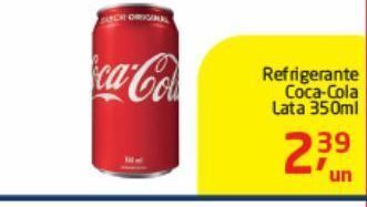 Tenda Atacado Refrigerante coca cola lata 350ml oferta