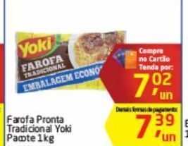 Tenda Atacado Farofa pronta yoki 1kg oferta