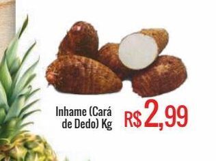 Mart Minas Inhame (cará de dedo) kg oferta