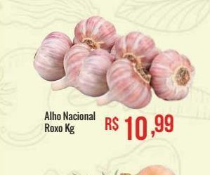 Mart Minas Alho nacional roxo kg oferta