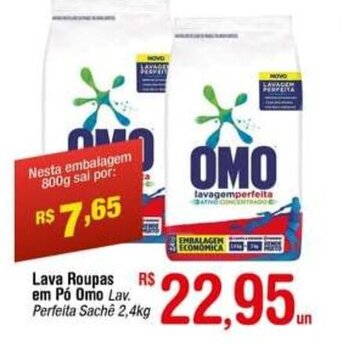 Fort Atacadista Lava roupas em po Omo 2.4kg oferta