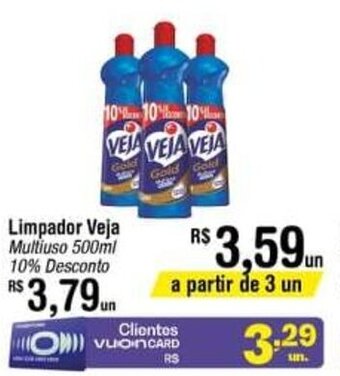 Fort Atacadista Limpador Veja 500ml oferta