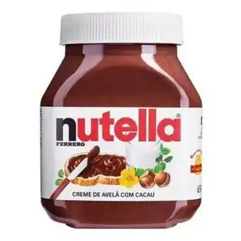 Atacadão Creme de avelã pote 650g - nutella oferta