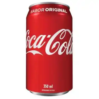 Atacadão Refrigerante lata 350ml - coca cola oferta