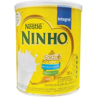 Atacadão Leite em pó integral lata 380g - ninho oferta