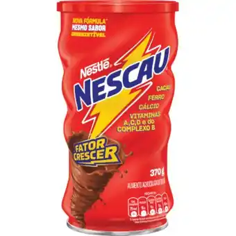 Atacadão Achocolatado em pó lata 370g - nescau oferta