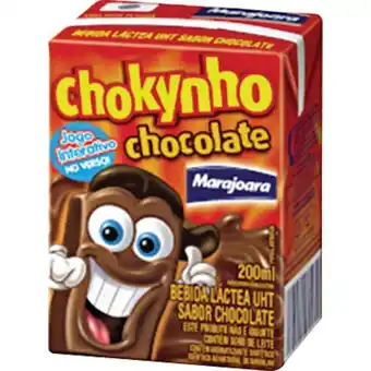Bebida láctea sabor chocolate tetra pak 200ml - marajoara/chokynho