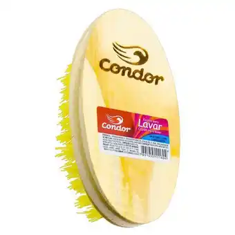Atacadão Escova lavadeira madeira oval unidade - condor oferta