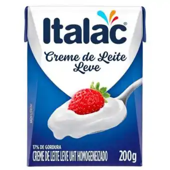 Atacadão Creme de leite tetra pak 200g - italac oferta