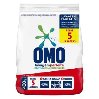 Atacadão Lava-roupas em pó lavagem perfeita pacote 400g - omo oferta