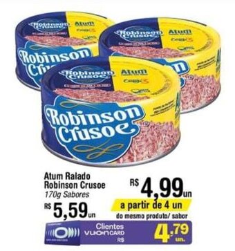 Atum Ralado Robinson Crusoe 170g