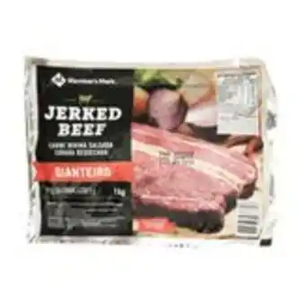 Sam's Club Carne seca salgada jerked beef member's mark 1kg oferta