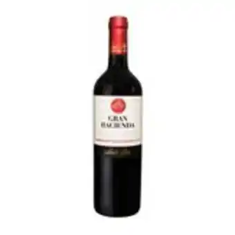 Sam's Club Vinho tinto chileno gran hacienda cabernet sauvignon santa rita 750ml oferta