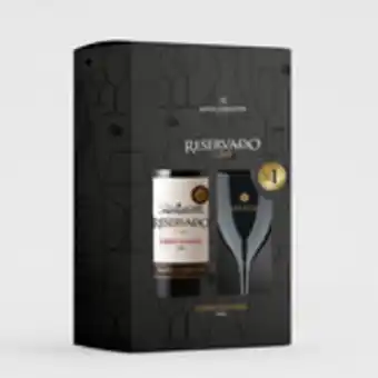 Sam's Club Kit vinho tinto chileno reservado cabernet sauvignon santa carolina 750ml e 1 taça de acrílico oferta
