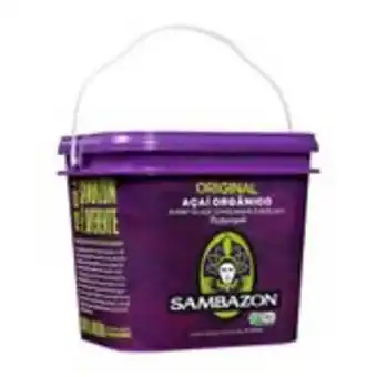 Sam's Club Açaí com guaraná orgânico congelado e pasteurizado sambazon pote 3,6l oferta