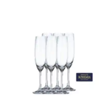Sam's Club Conjunto 6 taças de champanhe bohemia 220ml oferta