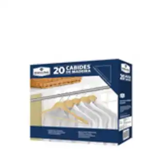 Sam's Club Cabide de madeira claro member's mark 20 unidades oferta