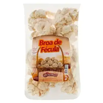 Broa de fécula sem glúten e sem lactose gusman 180g
