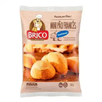 Mambo Mini pão francês congelado brico bread 300g oferta