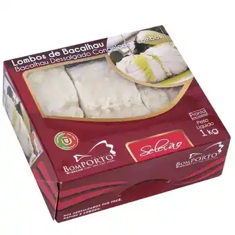 Lombo de bacalhau seleção bom porto 1kg
