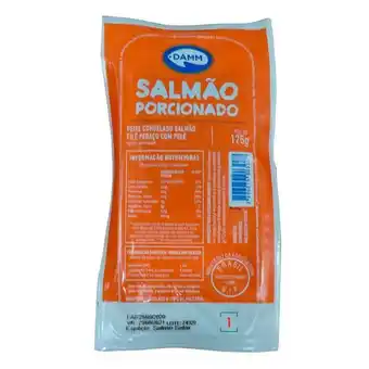 Mambo Filé de salmão com pele congelado damm 125g oferta