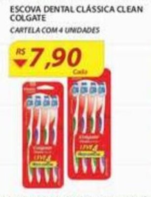 Assaí Atacadista Escova Dental Classic Clean Colgate oferta