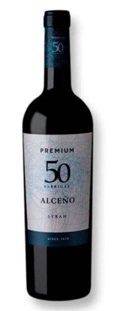 Alceno premium 50 barricas syrah 2016 750 ml