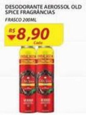Assaí Atacadista Desodorante Aerossol Old Spice Frag 200ml oferta