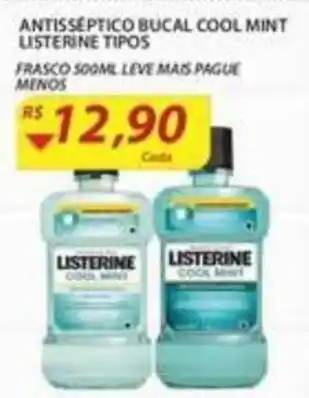 Assaí Atacadista Antisseptico Bucal Cool Mint Listerine tipos oferta