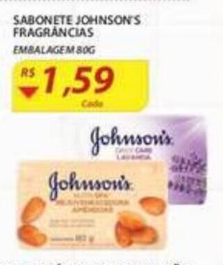 Assaí Atacadista Sabonete Johnson's Fragrancias 80g oferta
