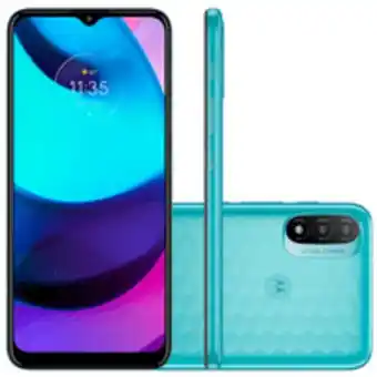 Smartphone motorola moto e20, tela max vision hd+, 6,5'', 13mp, 32gb, octa-core, azul - xt2155