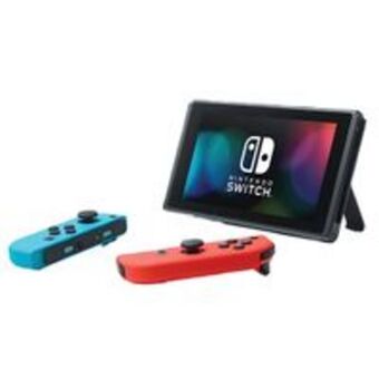 Novo Mundo Console nintendo switch vermelho e azul oferta