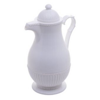 Novo Mundo Garrafa térmica vintage lyor, 1 litro, branco - 7998 oferta