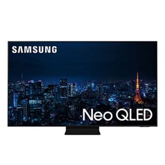 Samsung smart tv 65" neo qled 4k 65qn90a, mini led, painel 120hz, processador ia, som em movimento plus, tela sem limites, de