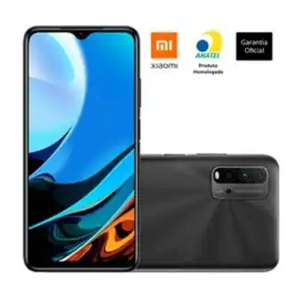 Sipolatti Smartphone xiaomi redmi 9t tela 6,53" 4gb ram, 128gb, câmera quádrupla 48+8+2+2mp oferta