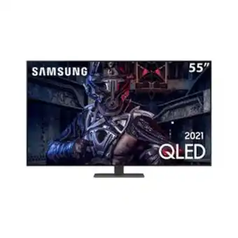 Smart tv 55" qled 4k 55q80a, modo game, processador ia, som em movimento, tela sem limites, visual livre de cabos, alexa buil