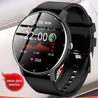 Rollstimi 2021 relógio inteligente masculino moda feminina pulseira inteligente esportes de fitness rastreador relógios smart