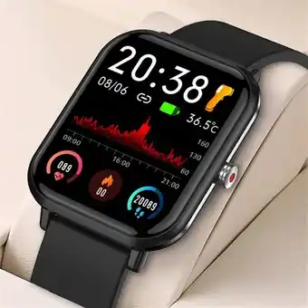 2022 novo relógio inteligente masculino tela de toque completa esporte fitness relógio ip67 à prova dip67 água bluetooth para
