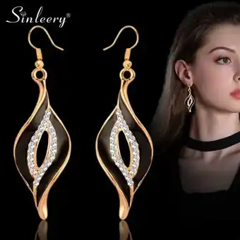 Sinleery pingentes brincos esmaltados para mulheres
