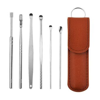 AliExpress 6 pçs ferramenta de remoção de cera de limpador de orelha varas de earwax removedor curette orelha picareta limpador de orelh oferta