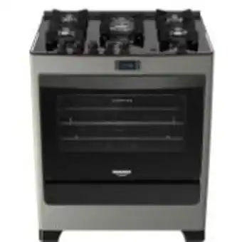 Ferreira Costa Fogão de piso dako supreme glass 5 bocas mesa de vidro com... oferta