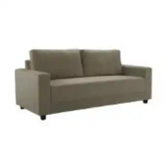Ferreira Costa Sofá 3 lugares suede 200 cm marrom claro - herval  oferta