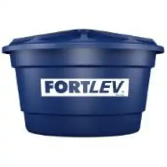Ferreira Costa Caixa de água de polietileno com tampa 2.000l azul - fortlev  oferta