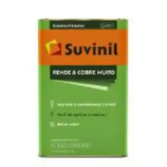 Tinta acrílica fosco standard 18l - branco neve - rende e cobre...