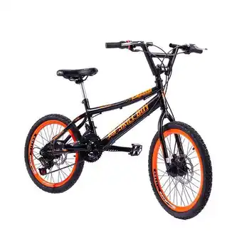 Bicicleta colli aro 20 infantil 21 marchas skill boy masculina - preto/laranja