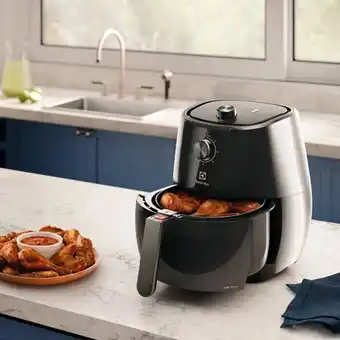 Lojas Koerich Fritadeira elétrica sem óleo electrolux air fry eaf10 - preto oferta