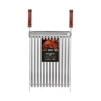Grelha parrilla argentina 40x50cm gr0036 inox - grilazer