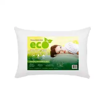 Lojas Koerich Travesseiro eco 11220 branco - fibram oferta