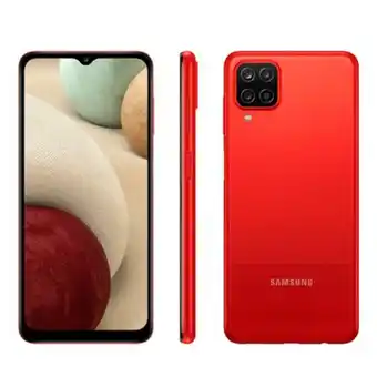 Smartphone samsung novo a12 64gb vermelho